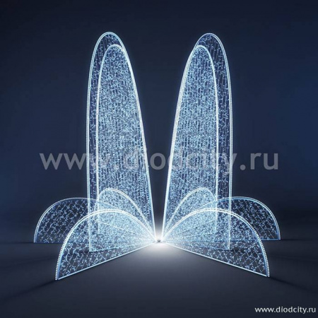 Световой фонтан «Бабочка»