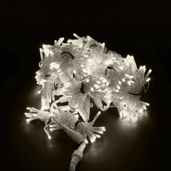 Светодиодный занавес "Дождь", 2 х 3м. теплый белый