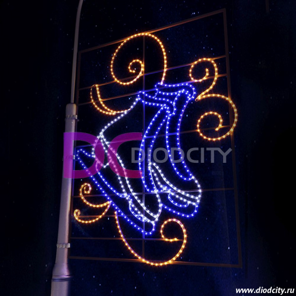 Световая консоль "Коньки" 150*120 см Световая консоль "Коньки" 150*120 см